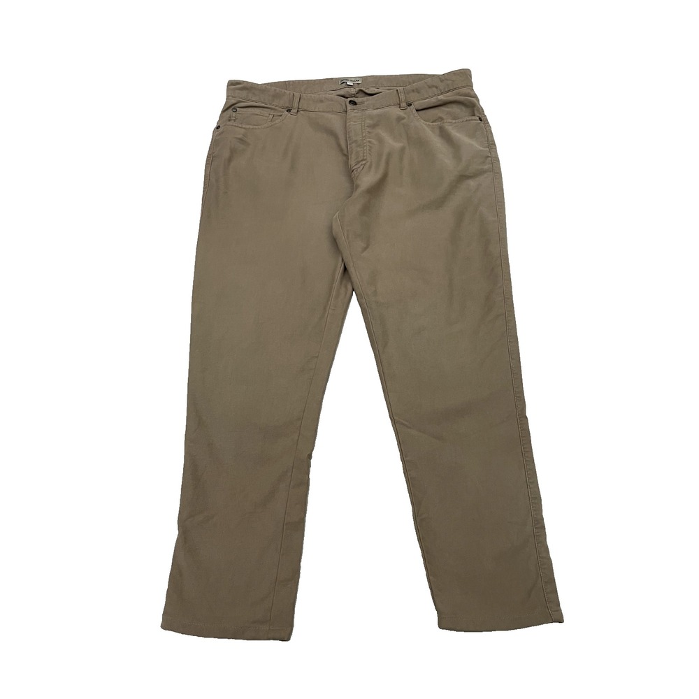 Peter Millar Coastline Classic Fit Chino Khaki Pants 38x29 Golf Casual Stretch